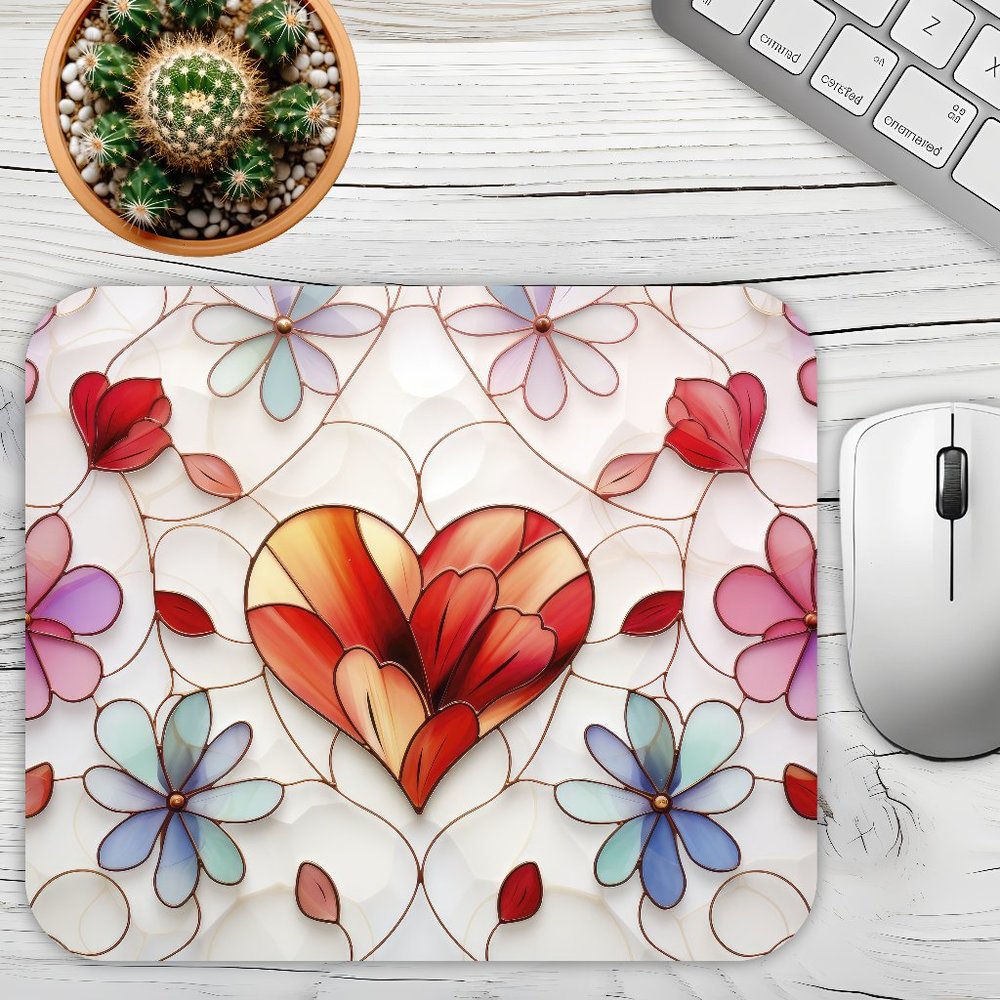 NEW! Stained Glass Mouse Pad Sublimation, Final Price!